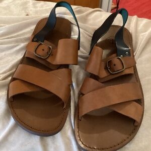 MIRAMARE MENS SANDAL MADE IN ITALY SZ 45